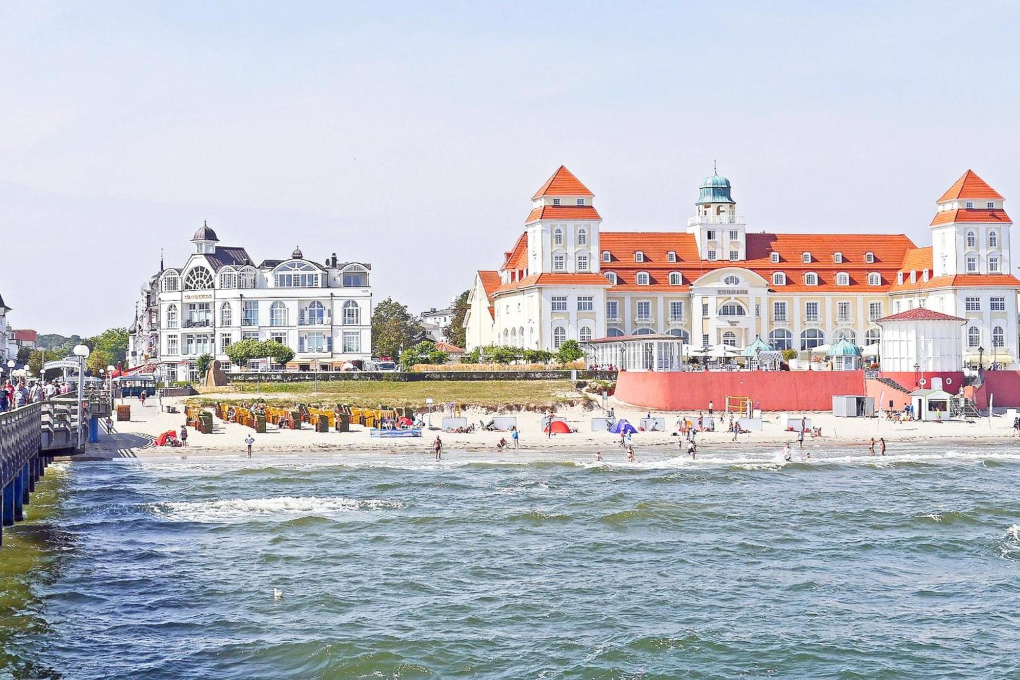 Aparthotel Ostsee Fewo 26 Balkon, Meerblick, Strand Binz Exterior foto